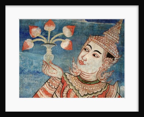 Detail from a mural in the Viharn laikam at Wat Phra Singh by Thai School