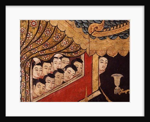Detail from a mural at Wat Phra Singh by Thai School