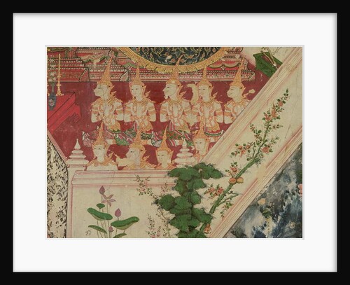 Supernatural beings in adoration, Wat Suwannaram, Thonburi, 1831 by Thai School