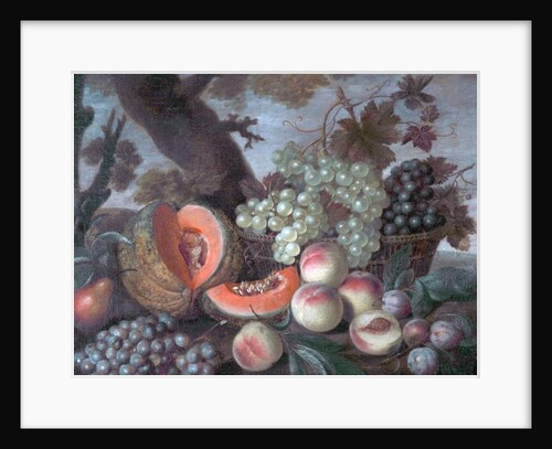 Melons and Grapes by Dutch School