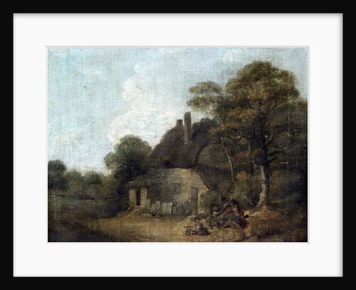 Country Cottage with Figures by William Redmore Bigg