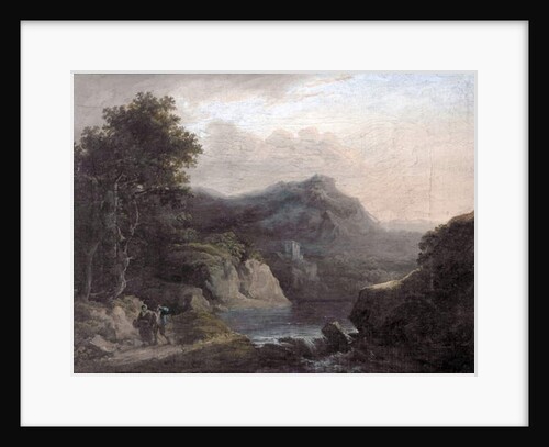 Mountain Scene with a Lake by John Rathbone