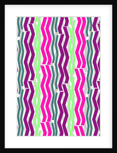 Zig Zig Stripes, 2014 by Louisa Hereford