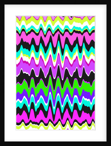 Wavy Stripe, 2015 by Louisa Hereford