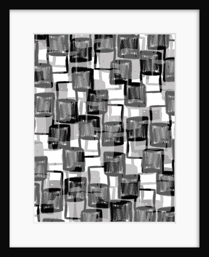 Monochrome Squares by Louisa Hereford