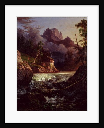 Mill in the Liebethal Region, 1820 by Carl Wilhelm Goetzloff
