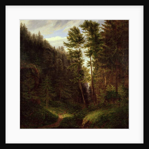 Clearing in the Uttenwald Region, 1820 by Carl Wilhelm Goetzloff