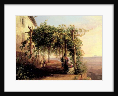 Above the Gulf of Naples, c.1833 by Carl Wilhelm Goetzloff