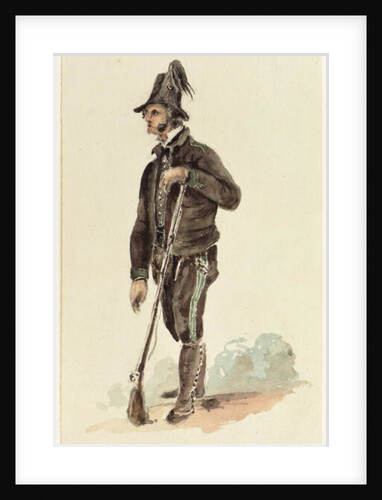 Italian Hunter, 1830 by Carl Wilhelm Goetzloff