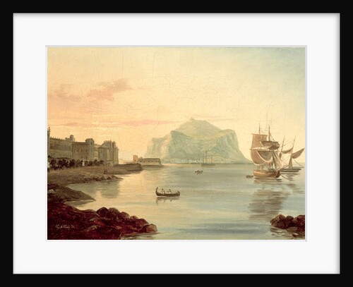 Palermo Harbour with Mount Pellegrino, 1831 by Carl Wilhelm Goetzloff