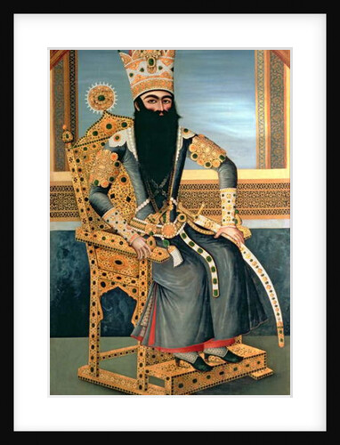Portrait of Fath 'Ali Shah c.1805 by Mihr'Ali Mihr'Ali