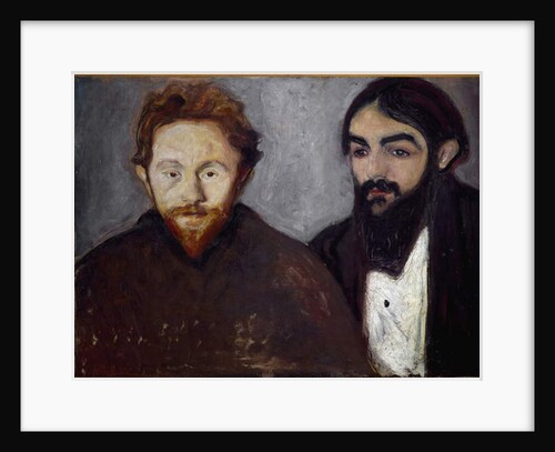Double Portrait by Edvard Munch