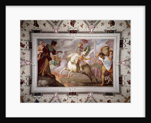 The Death of Marcus Curtius, Villa Centurione, Sampierdarena, 1613-15 by Bernardo Strozzi