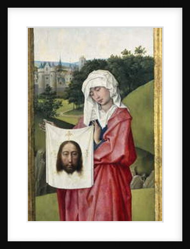 Saint Veronica, Crucifixion Triptych, c.1445 by Rogier van der Weyden