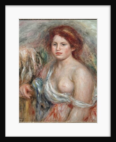 Portrait of a painter's model, 1916 by Pierre Auguste Renoir