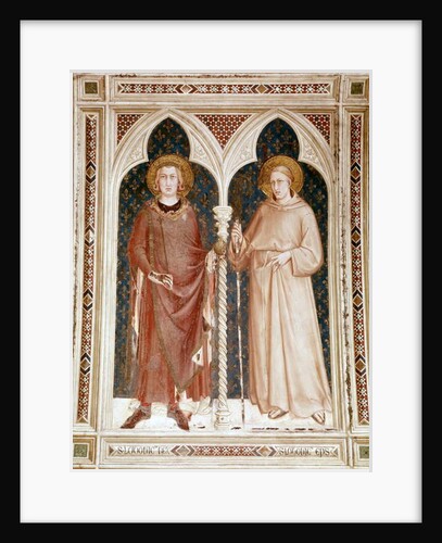 St. Louis IX and St. Louis of Anjou by Simone Martini