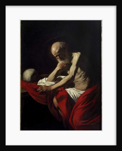 Penitent Saint Jerome by Michelangelo Merisi da Caravaggio