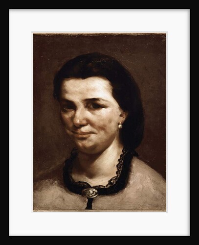 Portrait of a lady by Gustave Courbet