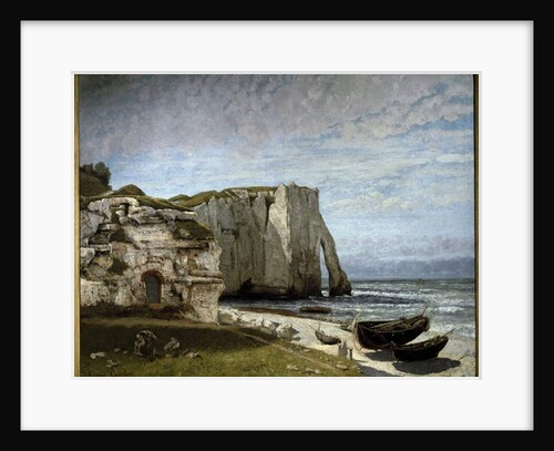 The cliffs of Etretat after the storm by Gustave Courbet