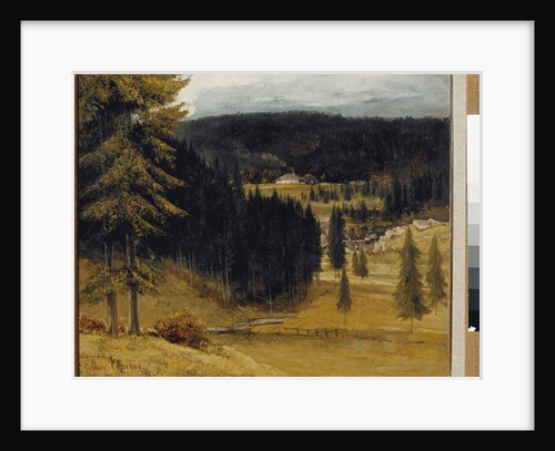 The Pussets farm by Gustave Courbet