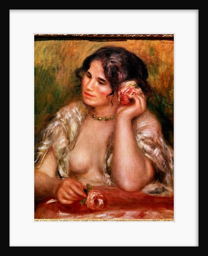 Gabrielle has the rose by Pierre Auguste Renoir