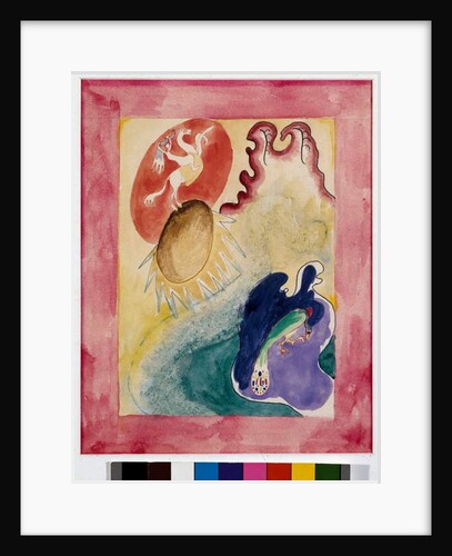 Cover project for the almanac of The Blue Rider, 1911 by Wassily Kandinsky