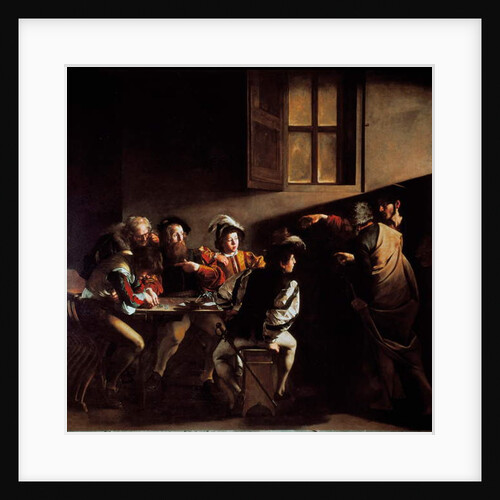 The Calling of Saint Matthew by Michelangelo Merisi da Caravaggio