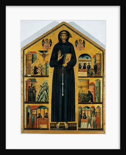 Life of St. Francis of Assisi. 1235 by Bonaventura Berlinghieri