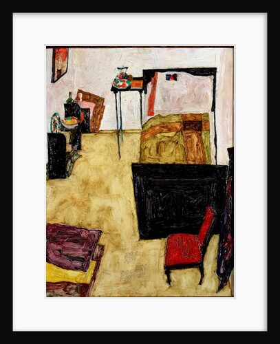The artist's room in Neulengbach, 1911 by Egon Schiele