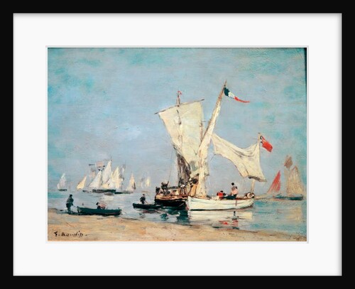 Sailing Boats, c, 1869 by Eugene Louis Boudin