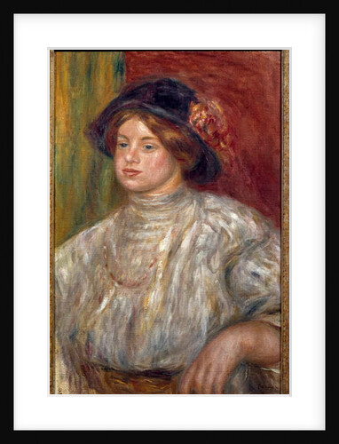 Portrait of Gabrielle with the hat, c.1915 by Pierre Auguste Renoir