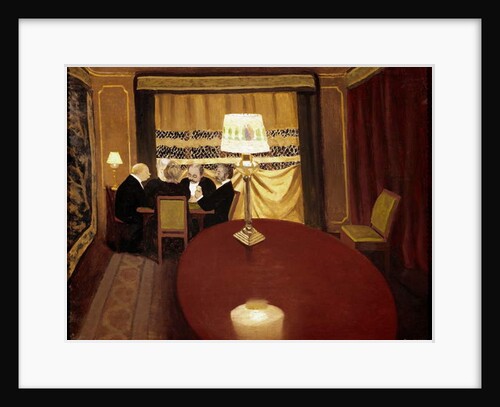 The poker game, 1902 by Felix Edouard Vallotton