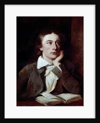 Portrait of the British Poet John Keats by William Hilton
