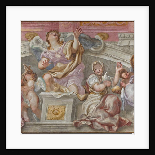 Group of Virtu: Faith, Desire towards God, Sincerity, Carita, 1683-84 by Domenico the Elder Piola