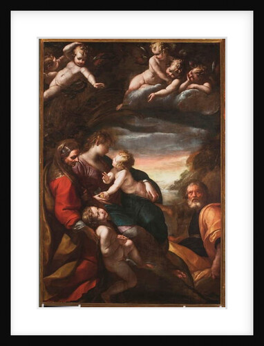 Holy Family with Saint John and Saint Elizabeth, c.1610-20 by Giulio Cesare Procaccini