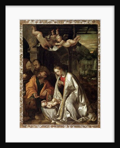 Nativity) by Girolamo Romanino