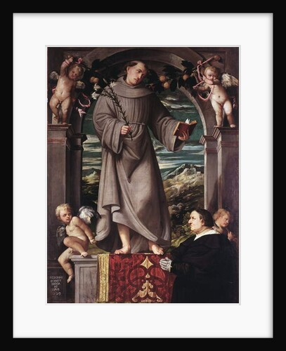 Saint Anthony of Padua, 1529 by Girolamo Romanino