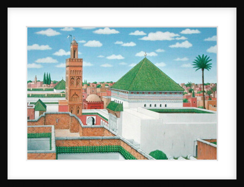 Rooftops, Marrakech, 1998 by Larry Smart
