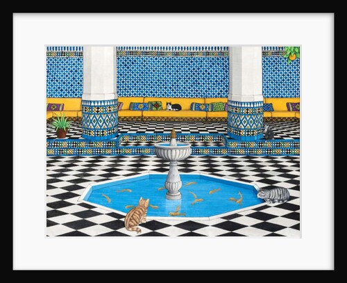 Cool Cats in Marrakech, 1993 by Larry Smart
