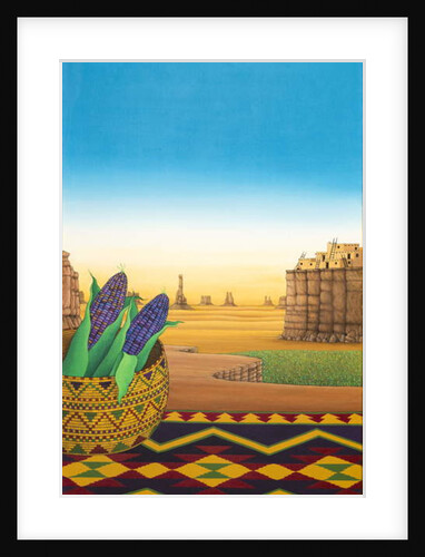 Hopi Blue Corn, 1998 by Larry Smart