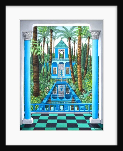 Marjorelle Reflections, 1998 by Larry Smart
