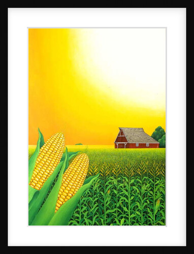 Nebraska Cornfield, 1993 by Larry Smart