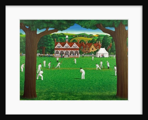 The Cricket Match, 1987 by Larry Smart