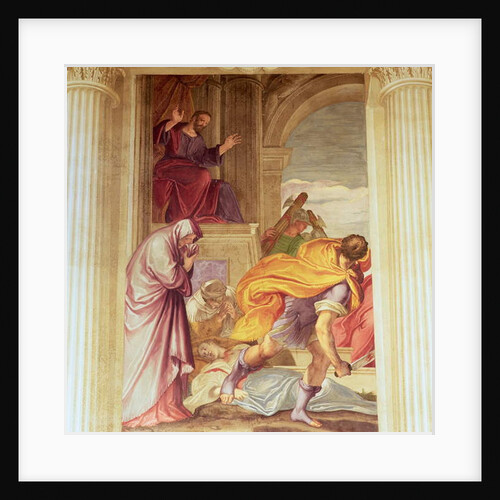 Murder of the Virgin by Giambattista Zelotti