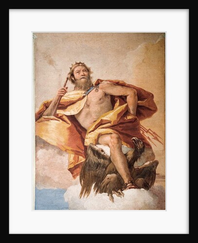 Jove the Thunderer with Eagle by Giovanni Battista (1696-1770) Tiepolo