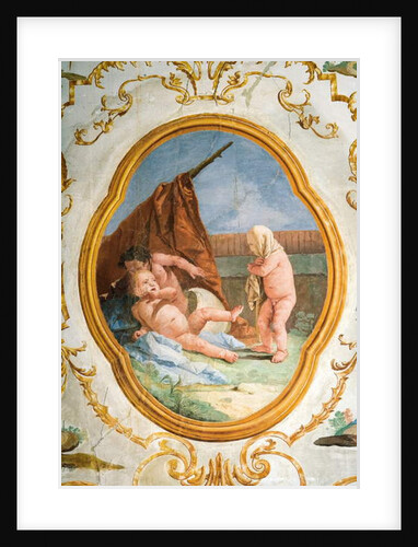 Fresco from the Putti Room, in the Foresteria 1757 by Giandomenico (1727-1804) Tiepolo