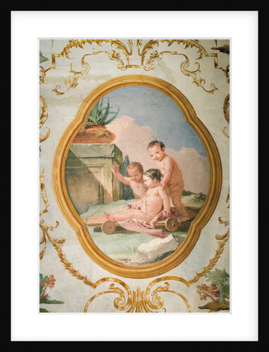 Fresco from the Putti Room, in the Foresteria 1757 by Giandomenico (1727-1804) Tiepolo