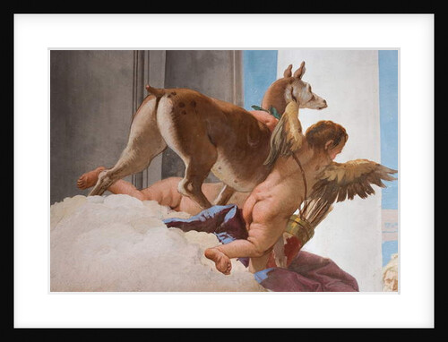 Detail of the sacrificial hind from The Sacrifice of Iphigenia by Giovanni Battista (1696-1770) Tiepolo