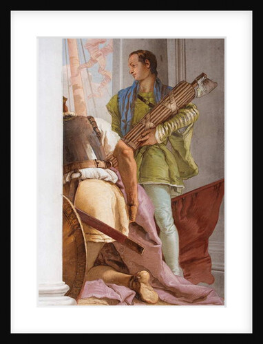 Detail of The Greek Fleet in Aulis by Giovanni Battista (1696-1770) Tiepolo