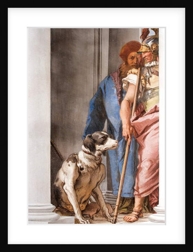 Detail of The Greek Fleet in Aulis by Giovanni Battista (1696-1770) Tiepolo